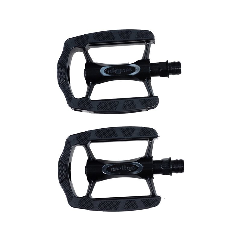 Pedalset Wellgo, C169DU, 9/16", Svart