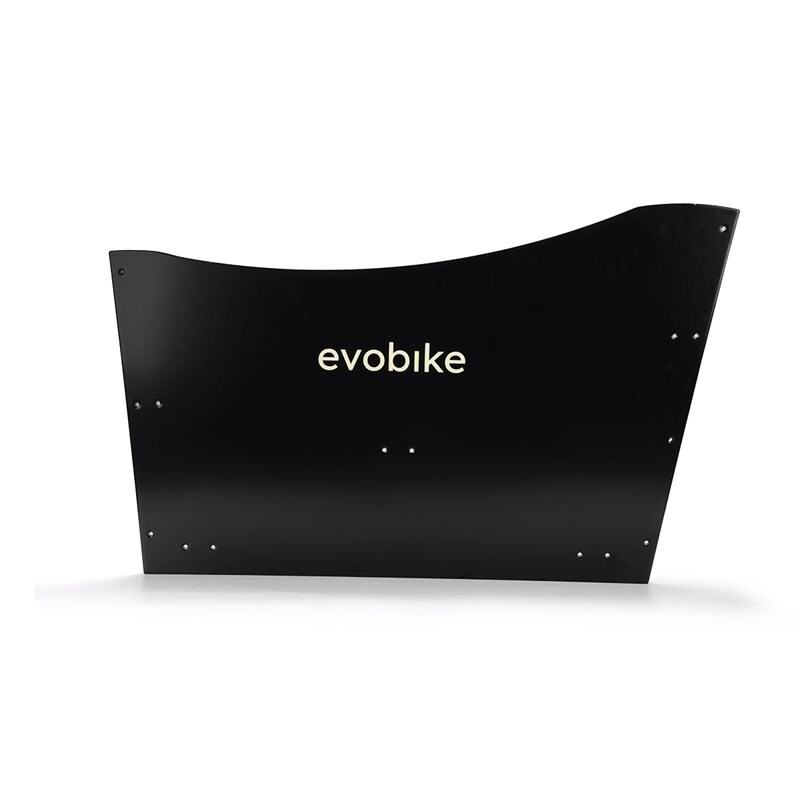 Svart träpanel vänster Evobike Cargo Pro - 2025