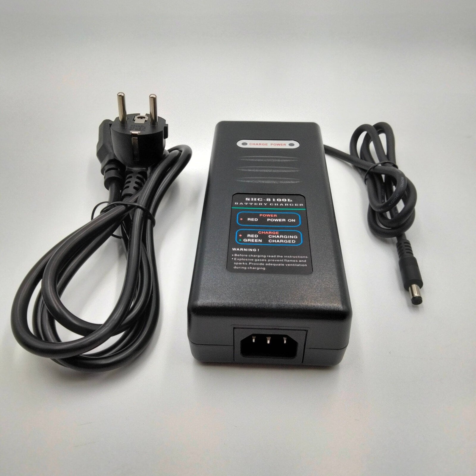 Extraladdare till Lithiumbatteri 36V - 2A med 5mm kontakt