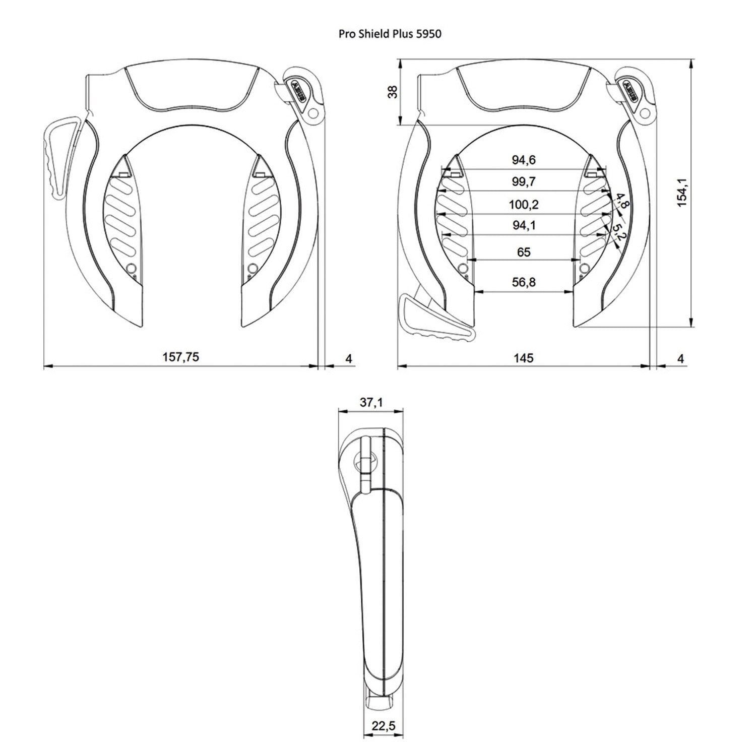 ABUS Ramlås 5955 Pro Shield Plus