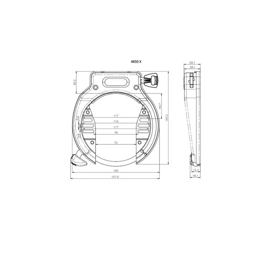 ABUS Ramlås 4650X