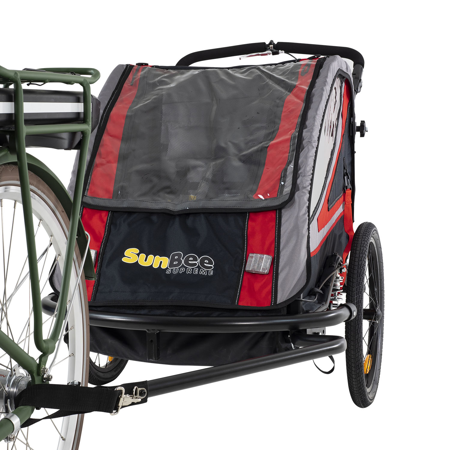 Cykelvagn SunBee Supreme XL, med strollerkit