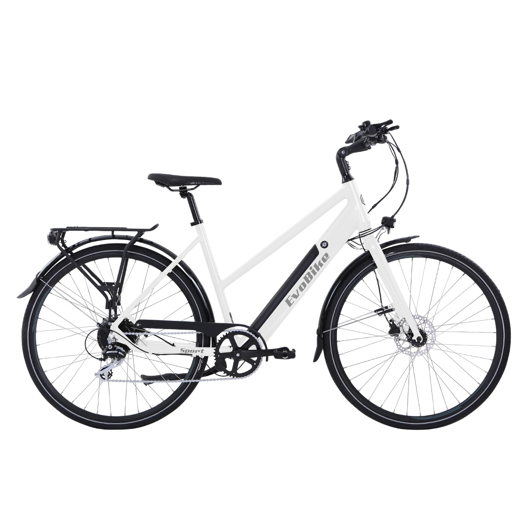 Fyndex - Elcykel EvoBike Sport-8 250W 2023, 432 Wh - Vit, Dam