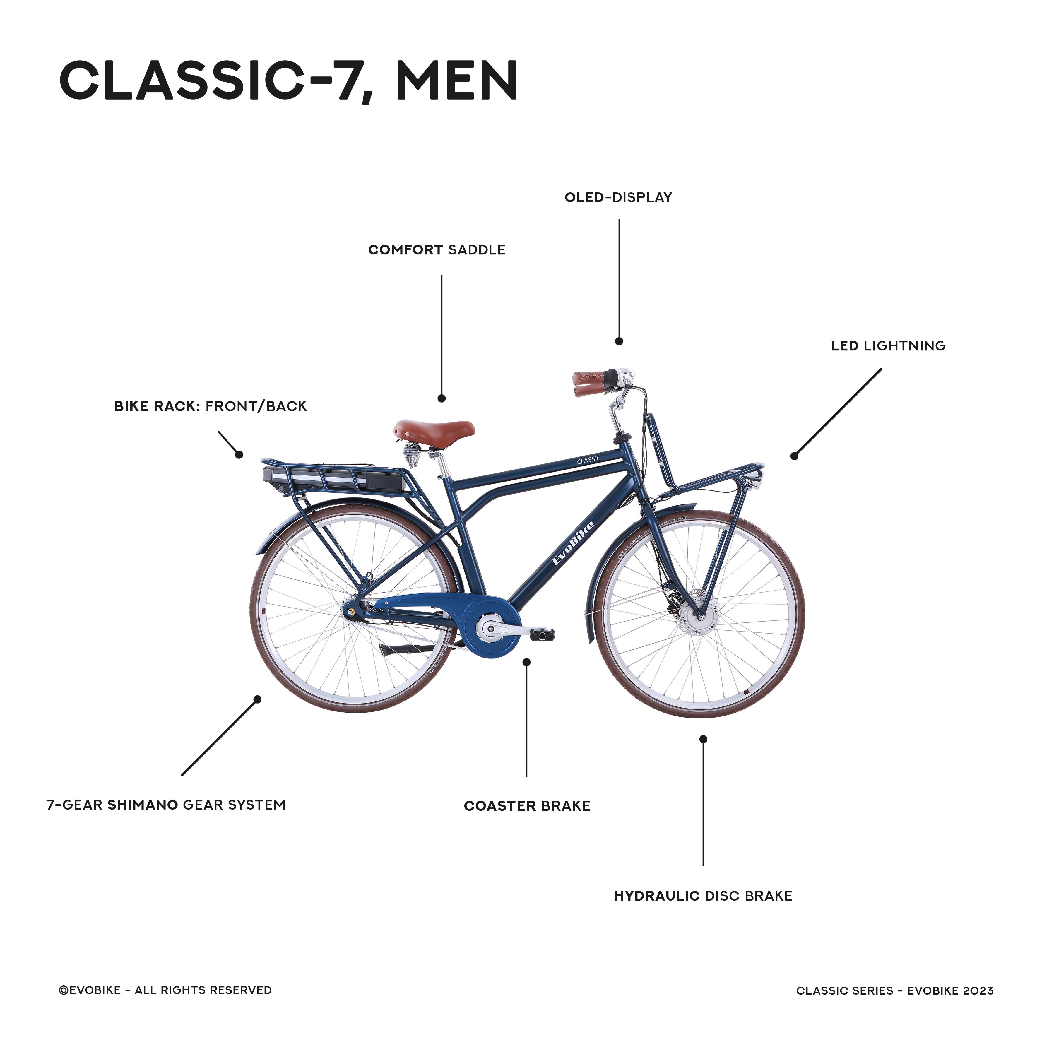 EvoBike CLASSIC-7 Herr 2024