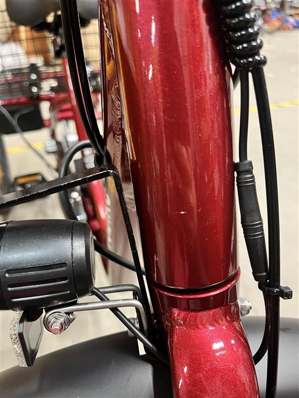 Fyndex - Evobike Elegant 250W, 480 Wh - Röd