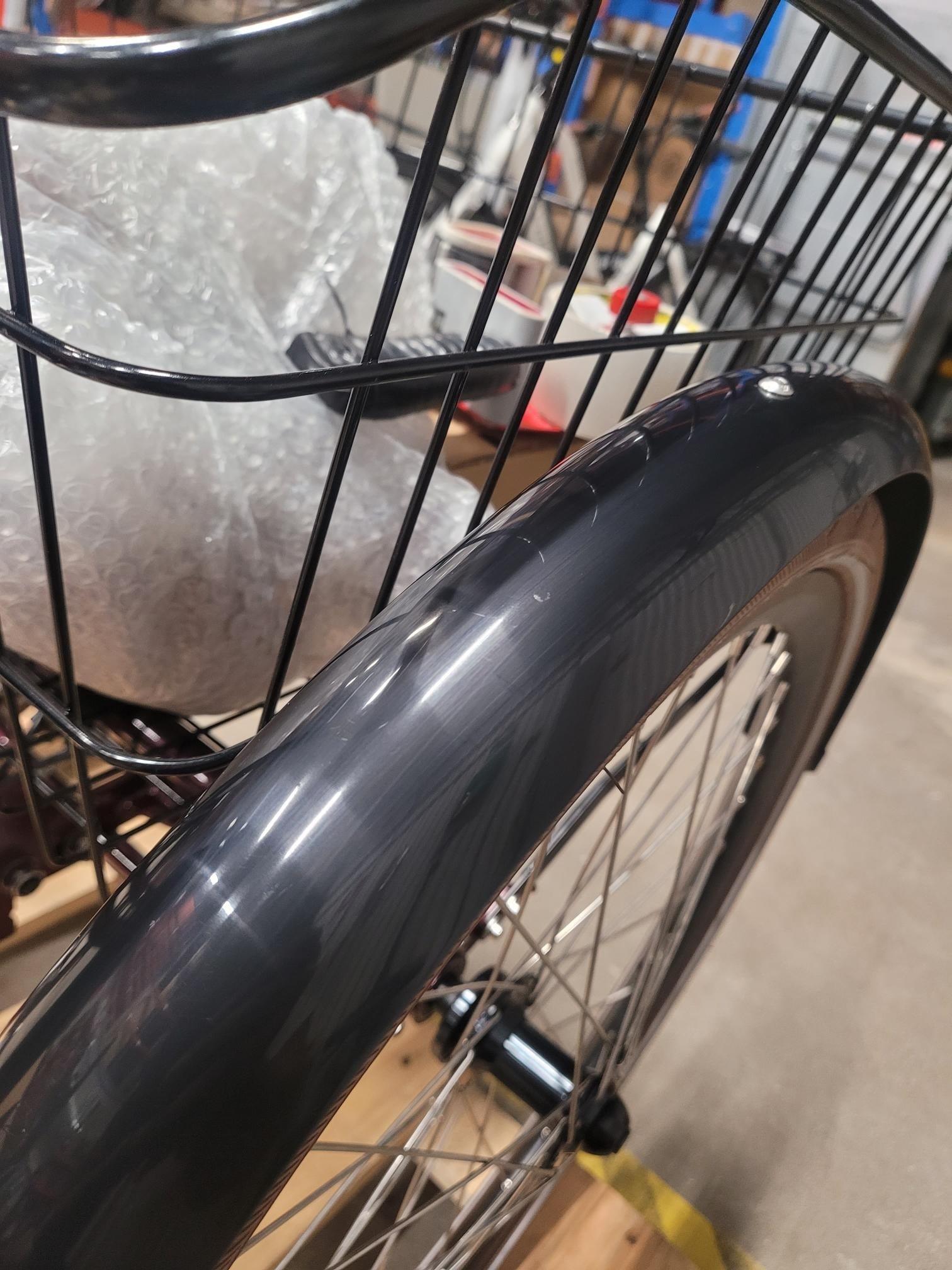 Fyndex - Elcykel Trehjulig Elcykel Evobike Elegant 24 tum 250W, 432 Wh - Röd