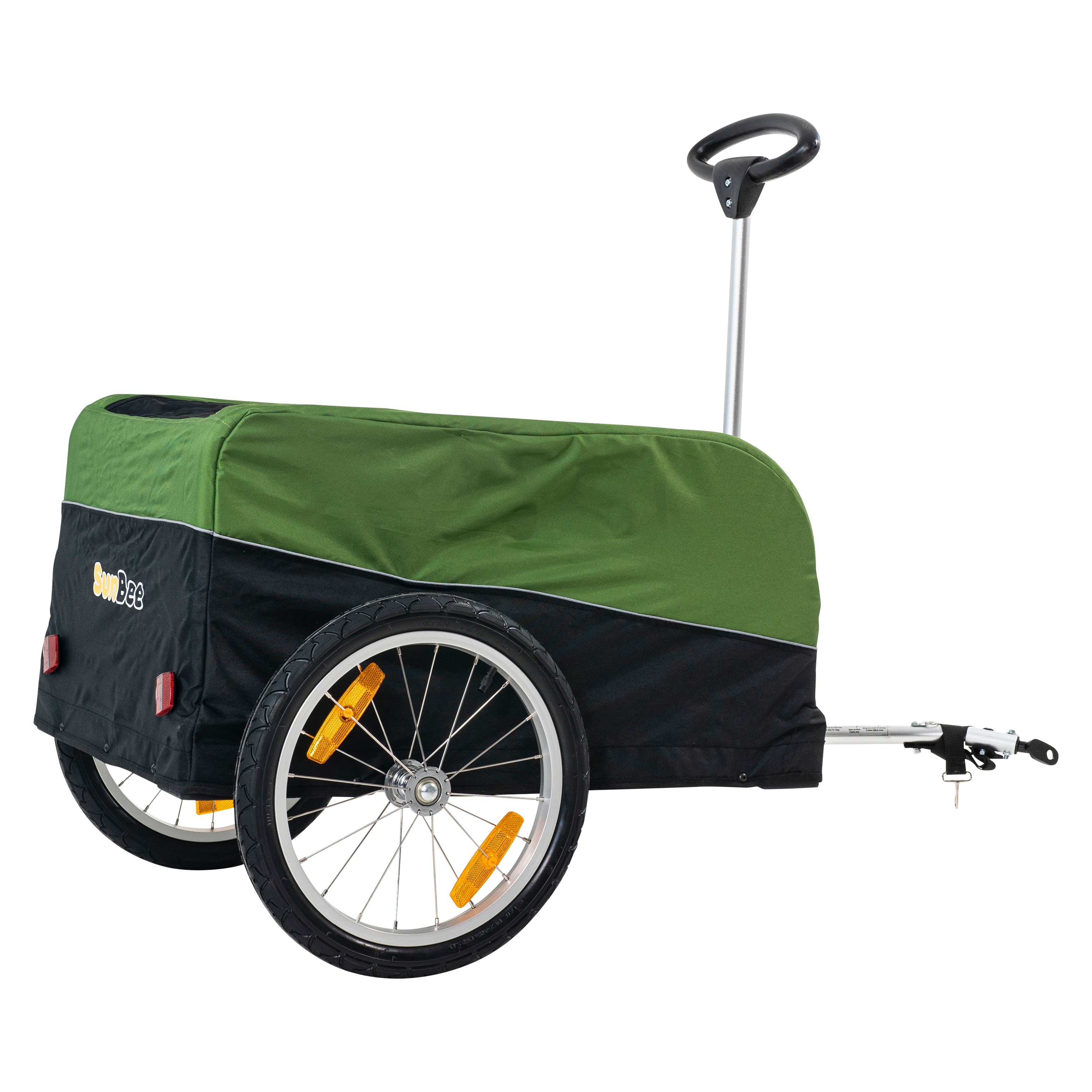Cykelvagn SunBee Transporter - Grön/Svart