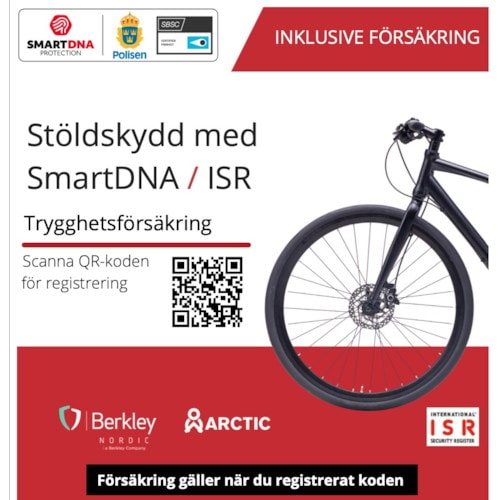 SmartDNA ISR-märkning Stöldskydd inkl Försäkring